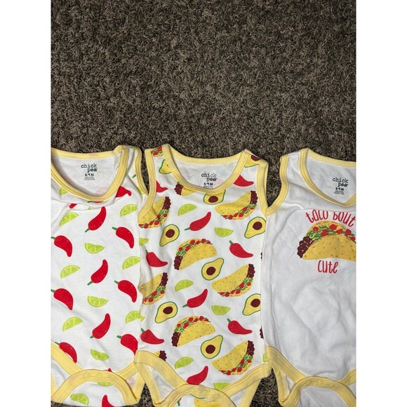 New Chick Pea One Piece 3 included Size 6-9m - Picture 4 of 5